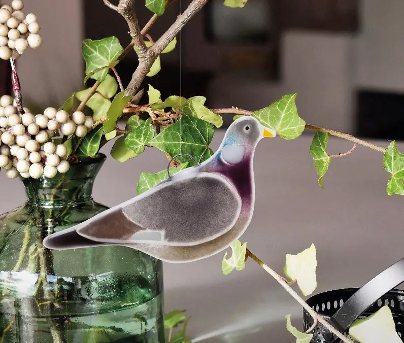 Wood-Pigeon (glass)