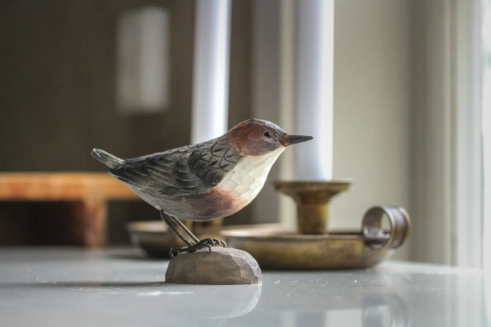 White-throated Dipper (wood)