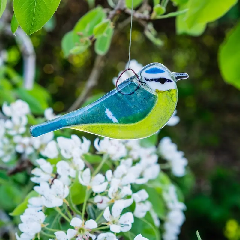 Blue Tit (glass)