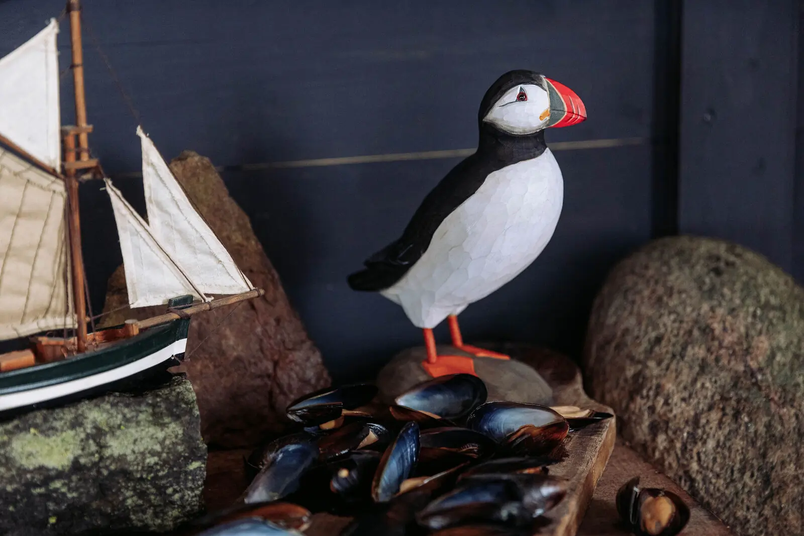 Atlantic puffin (wood)