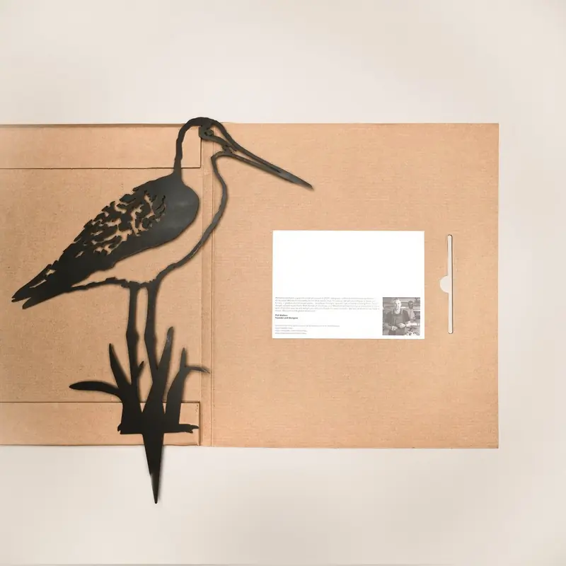 Black-tailed Godwit (metal)