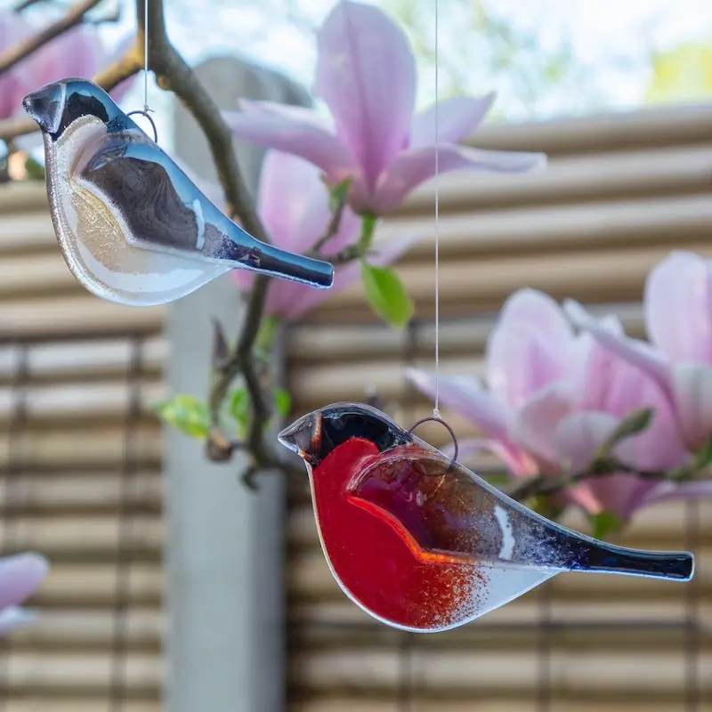 Bullfinch - female (glass)