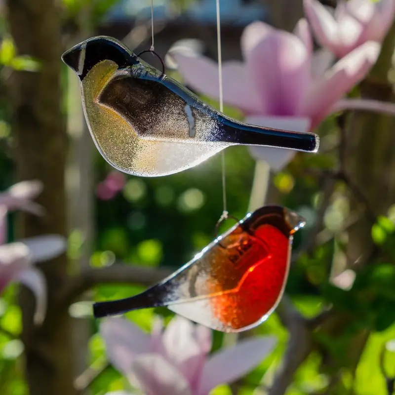 Bullfinch - female (glass)